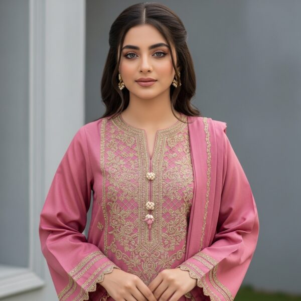 Light Red Cotton Dress – Soft & Stylish Summer Wear