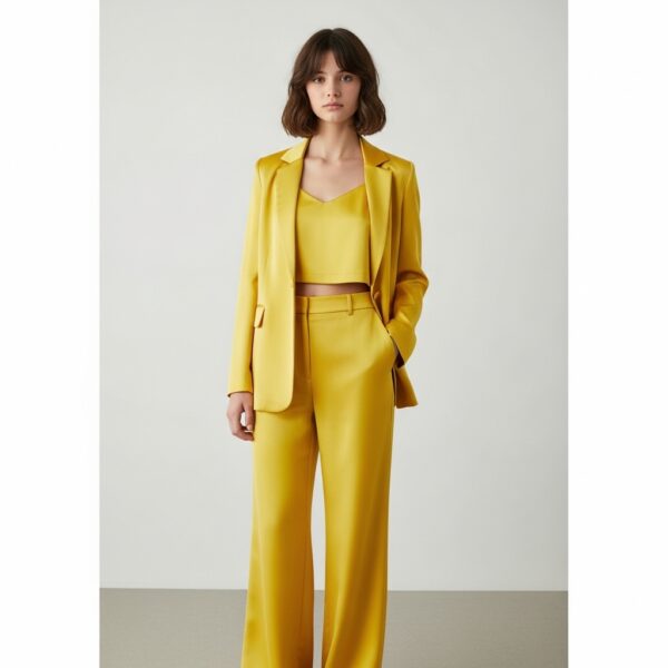 Rawsilk 3 Piece Yellow Suit for teenage girls